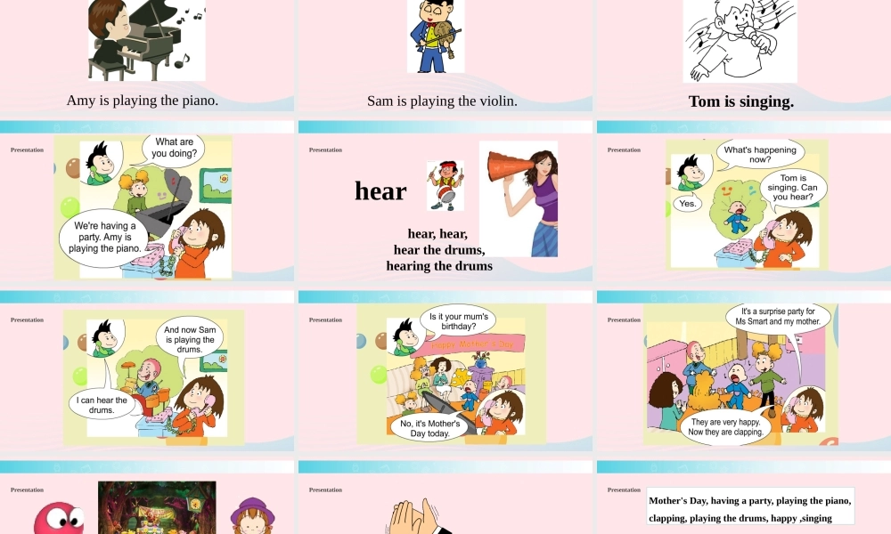 四年级英语下册 Module 5 unit 1 we're having a party课件1 外研版（一起）-外研版小学四年级下册英语课件