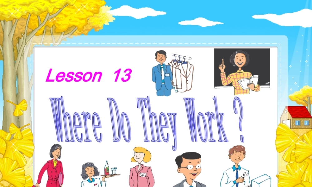 四年级英语上册 unit2 Lesson13(5)课件 冀教版