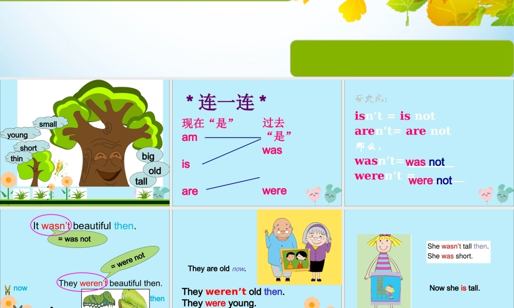 四年级英语下册 Module 5 Unit 2 They were young（2）教学课件 外研版（三起）-外研版小学四年级下册英语课件