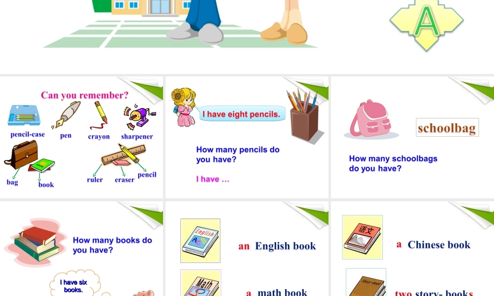 四年级英语上册 Unit2 partA课件 人教版PEP