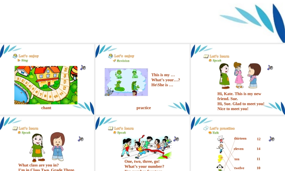 四年级英语上册 unit2Unit2 What' your number(6)课件 人教新版