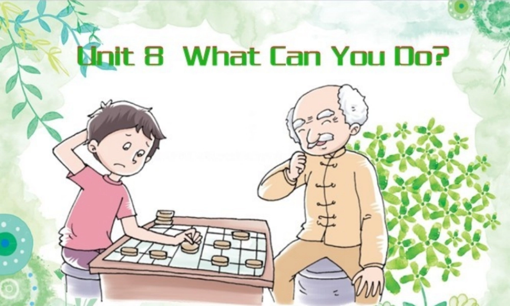 四年级英语下册 Unit 8 What Can You Do pa课件1 陕旅版-陕旅版小学四年级下册英语课件