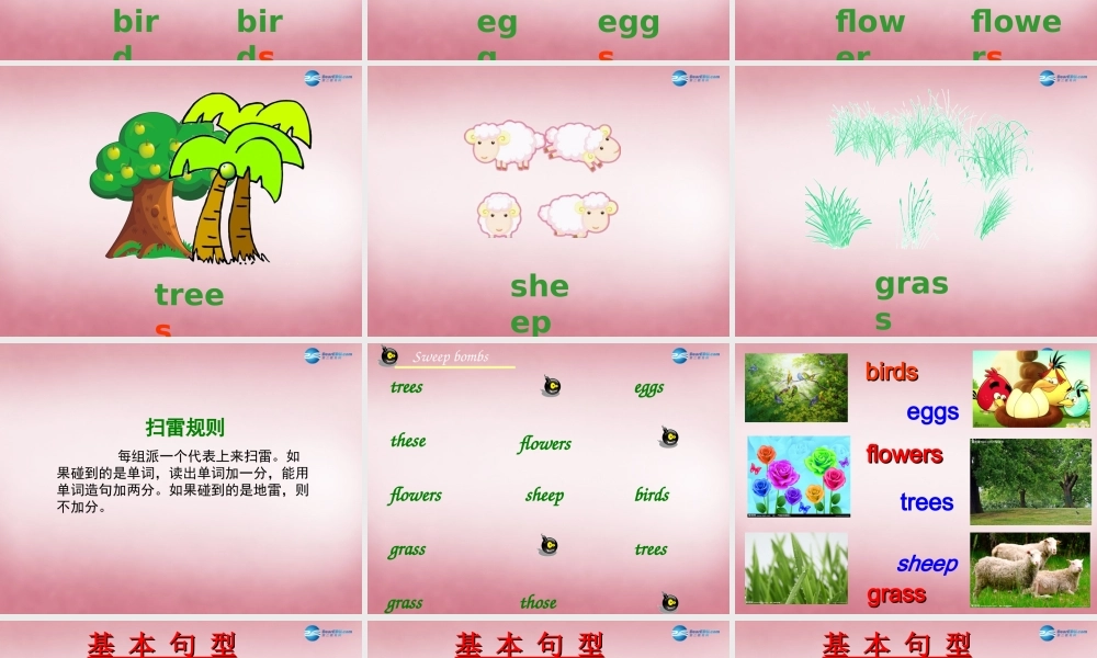 四年级英语上册 Unit4 These are flowers课件1 （新版）湘少版