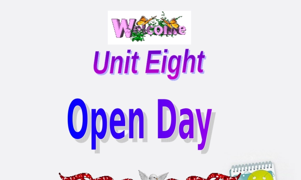 四年级英语下册 Unit 8(4)课件 苏教牛津版