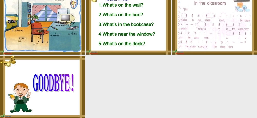 四年级英语下册 Unit 8(6)课件 苏教牛津版