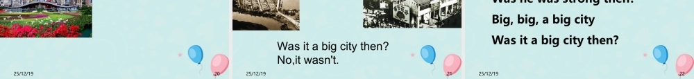 四年级英语下册 Module 6 Unit 2 Was it a big city then（2）教学课件 外研版（三起）-外研版小学四年级下册英语课件