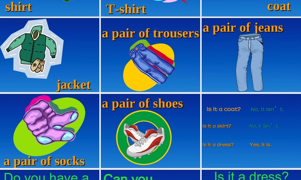 四年级英语下册 unit1（2）课件 湘少版