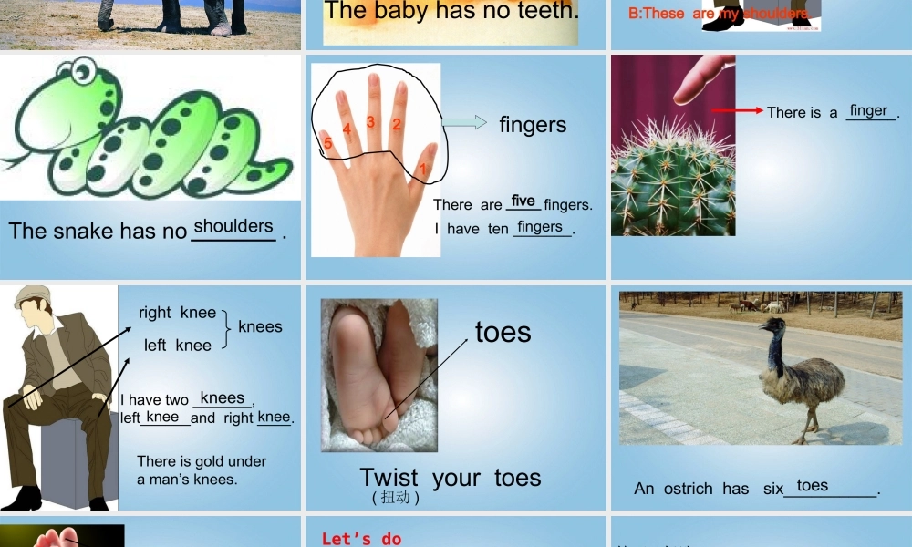 四年级英语下册 unit1课件 广东版开心