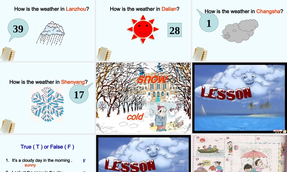 四年级英语上册 unit6 Lesson12课件 闽教版