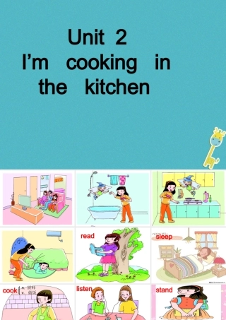 四年级英语下册 Unit2 I'm Cooking in the Kitchen pa课件 陕旅版-陕旅版小学四年级下册英语课件