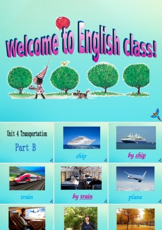 四年级英语下册 Unit 4 Transportation Part B课件2 闽教版（三起）-闽教版小学四年级下册英语课件
