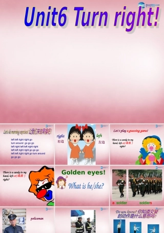 四年级英语上册 Unit6 Turn right课件4 （新版）湘少版
