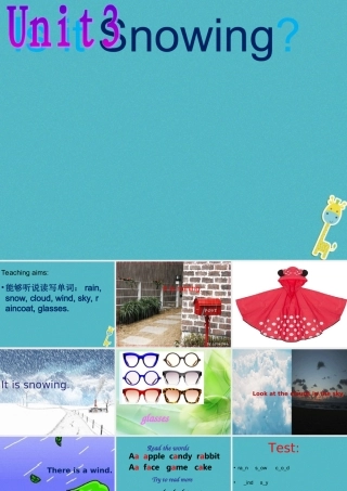 四年级英语下册 Unit3 Is It Snowing pa课件 陕旅版-陕旅版小学四年级下册英语课件