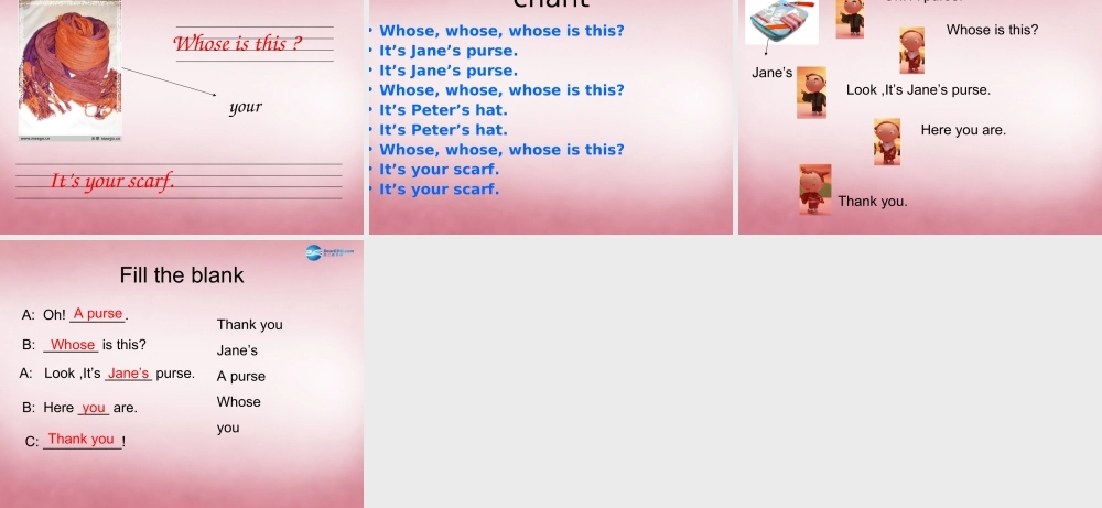 四年级英语上册 Unit7 Whose is this课件1 （新版）湘少版