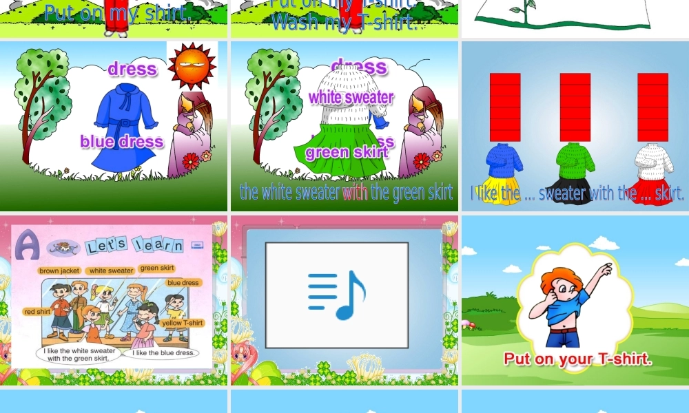 四年级英语下册 Unit3 PartA课件 人教PEP