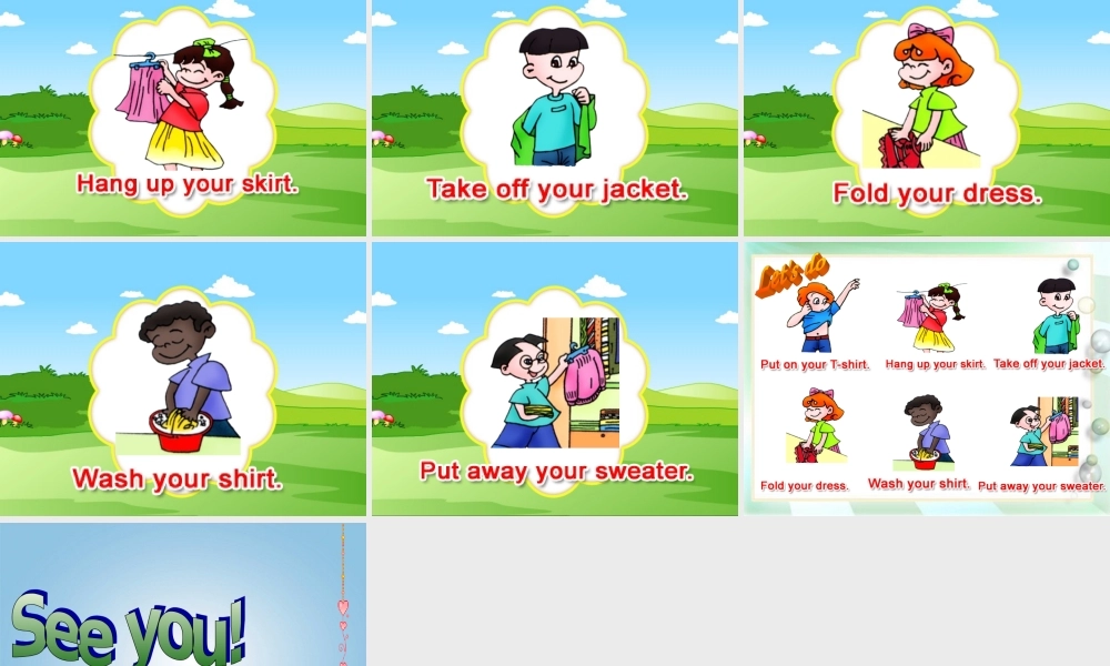 四年级英语下册 Unit3 PartA课件 人教PEP