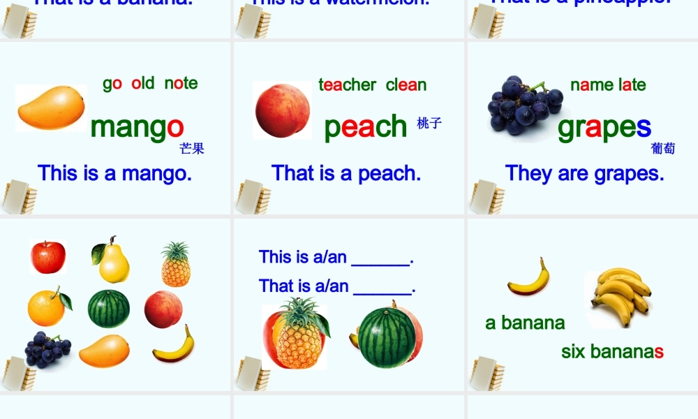 四年级英语下册 Unit 4(1)课件 苏教牛津版