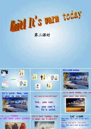 四年级英语下册 unit4 (5)课件 人教PEP