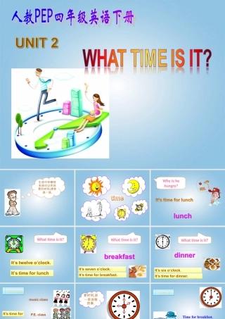 四年级英语下册 Unit 4(12)课件 人教PEP