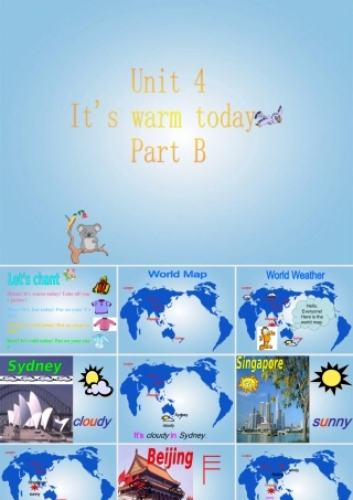 四年级英语下册 unit4 partB课件 人教PEP