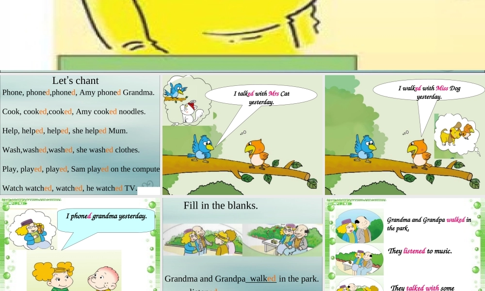 四年级英语下册 Module 7 Unit 2 Grandma cooked fish（2）教学课件 外研版（三起）-外研版小学四年级下册英语课件