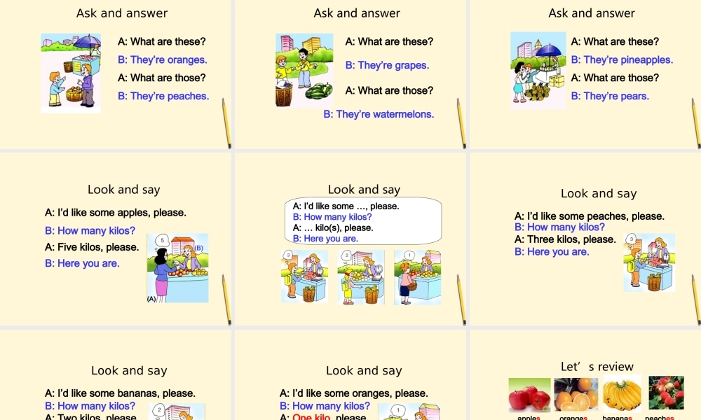 四年级英语下册 unit4(2)课件 苏教牛津版