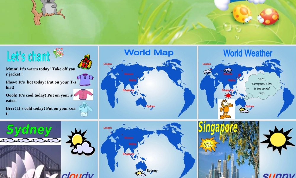 四年级英语下册 Unit 4(20)课件 人教PEP