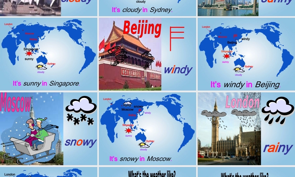 四年级英语下册 Unit 4(20)课件 人教PEP