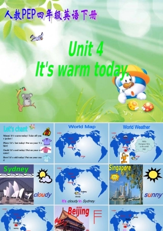 四年级英语下册 Unit 4(20)课件 人教PEP