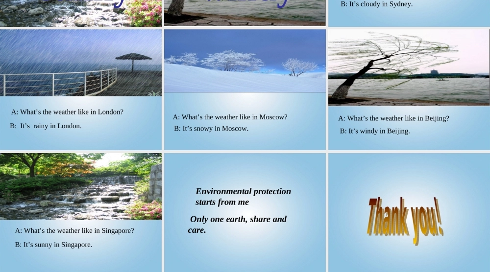 四年级英语下册 Unit4(15)课件 人教PEP