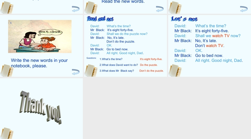 四年级英语上册 Unit8 第三课时课件 苏教牛津版