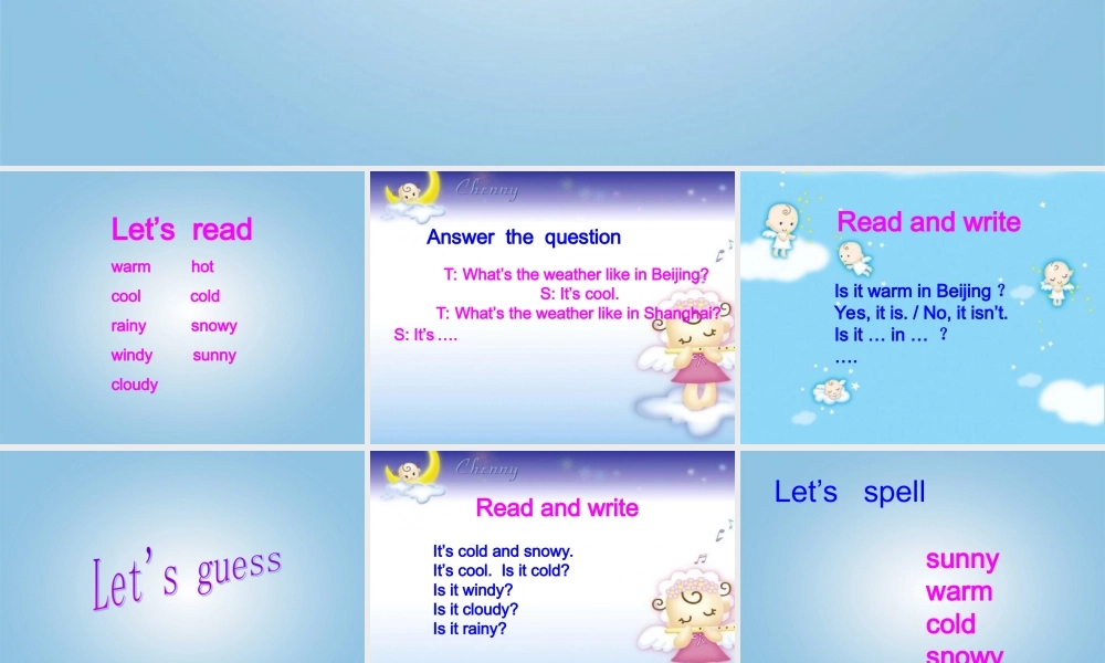 四年级英语下册 Unit 4(25)课件 人教PEP