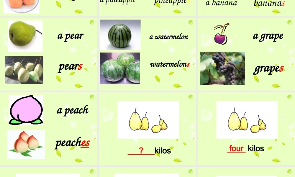 四年级英语下册 Unit 4(25)课件 苏教牛津版
