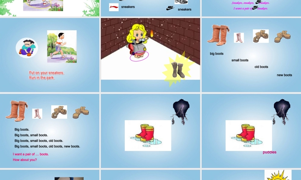 四年级英语下册 Unit5(9)课件 人教PEP