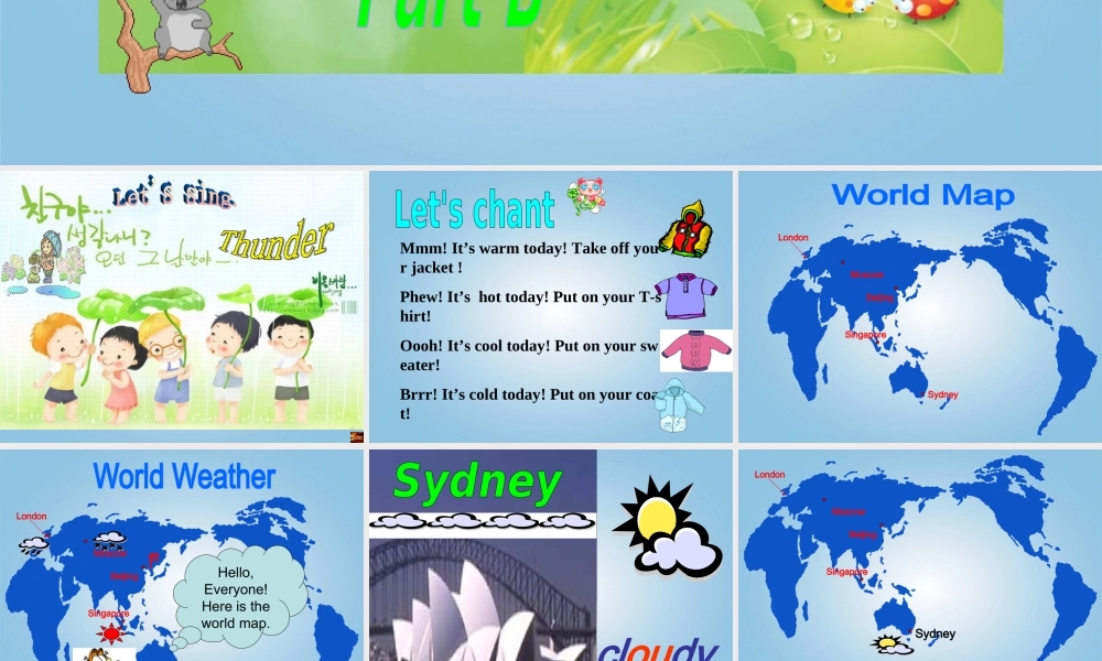 四年级英语下册 Unit 4(26)课件 人教PEP