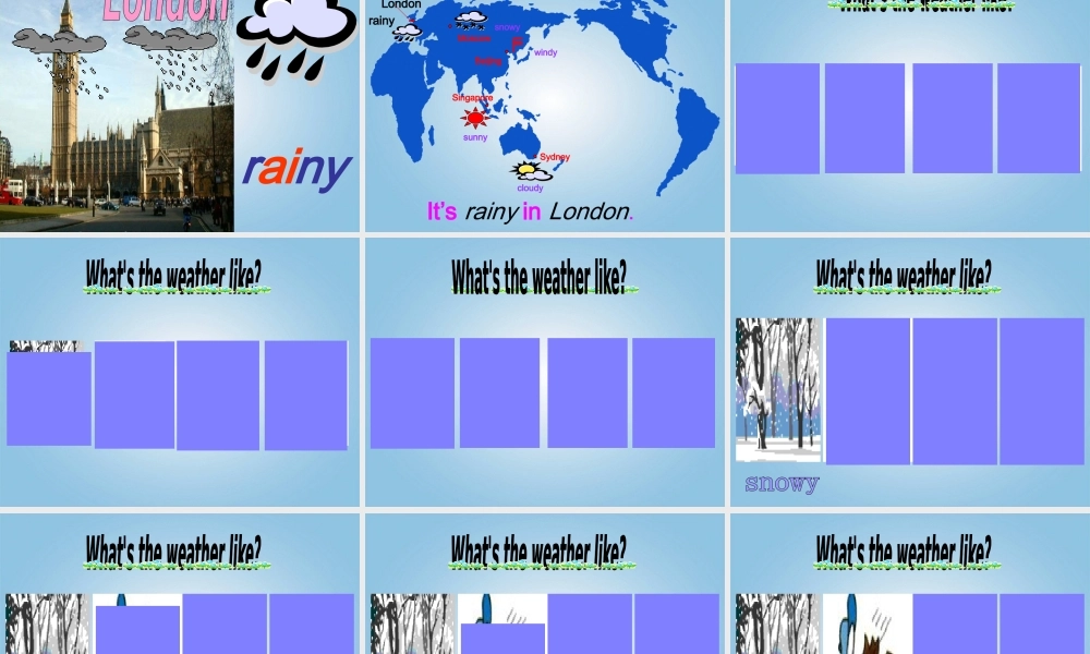 四年级英语下册 Unit 4(26)课件 人教PEP