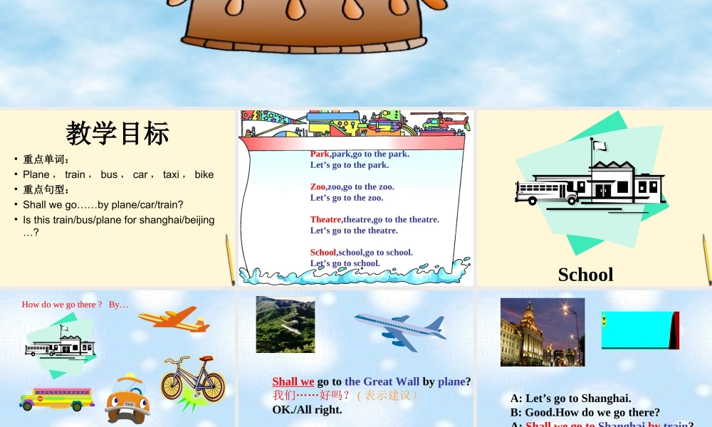 四年级英语下册 unit6 A read and say课件 苏教牛津版