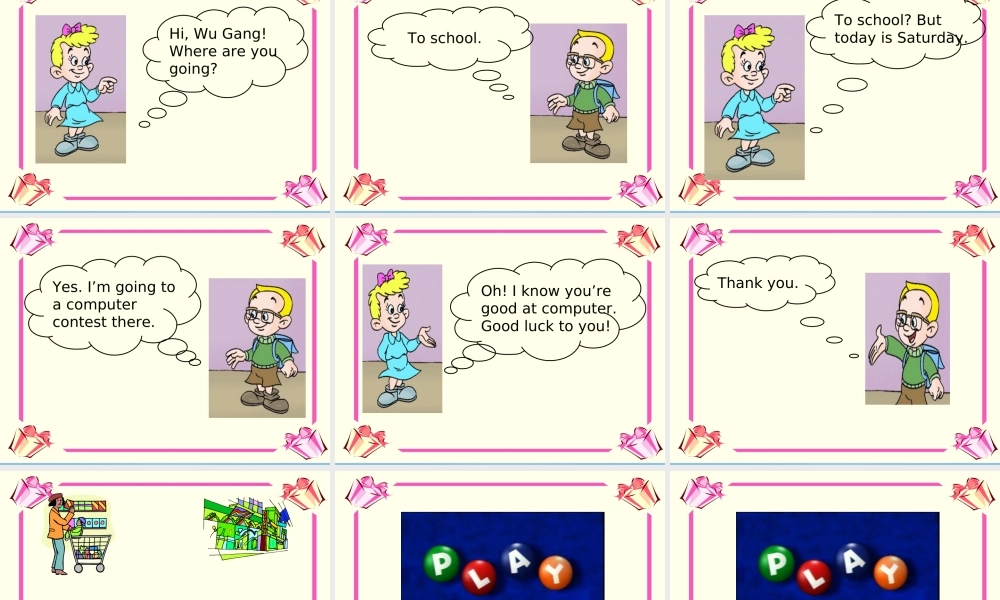 四年级英语下册 unit6（2）课件 湘少版