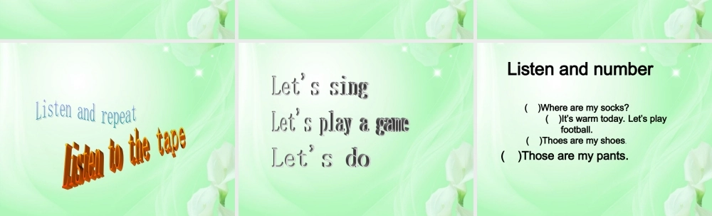 四年级英语下册 Unit 4(43)课件 人教PEP