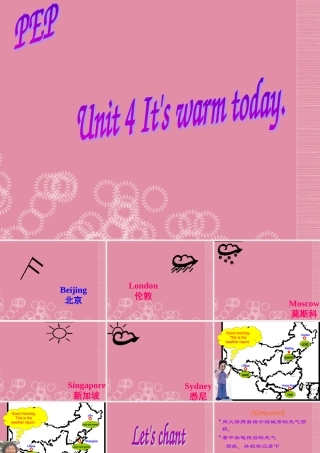 四年级英语下册 Unit 4(45)课件 人教PEP