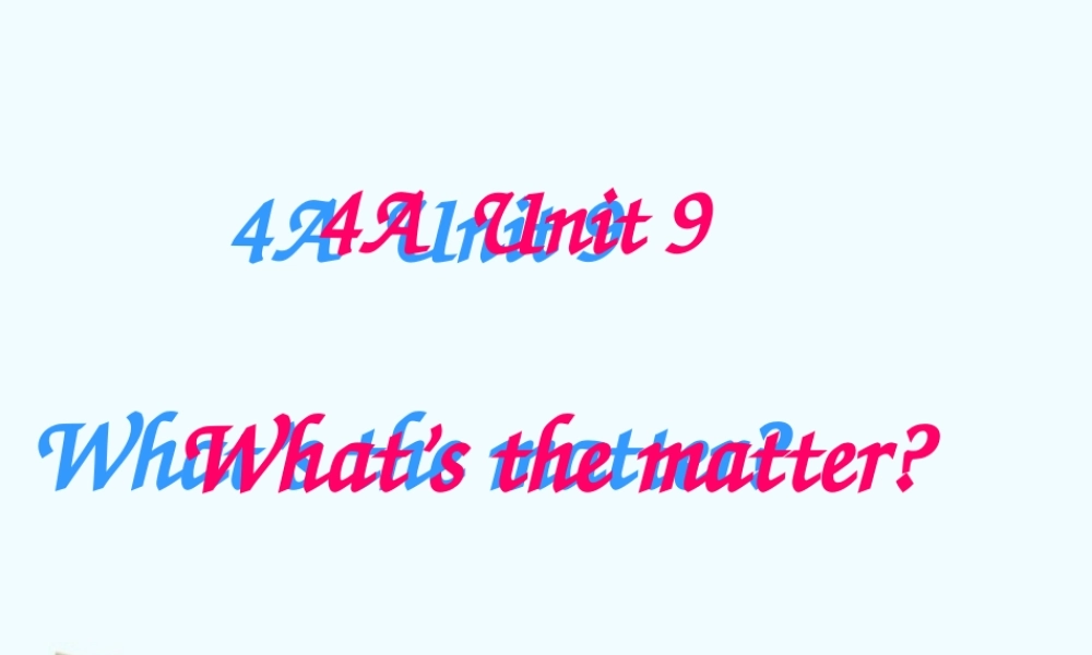 四年级英语上册 Unit9(10)课件 苏教牛津版