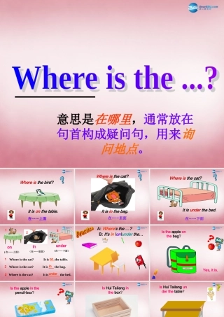四年级英语上册 Unit11 Where’s the cat课件2 （新版）湘少版