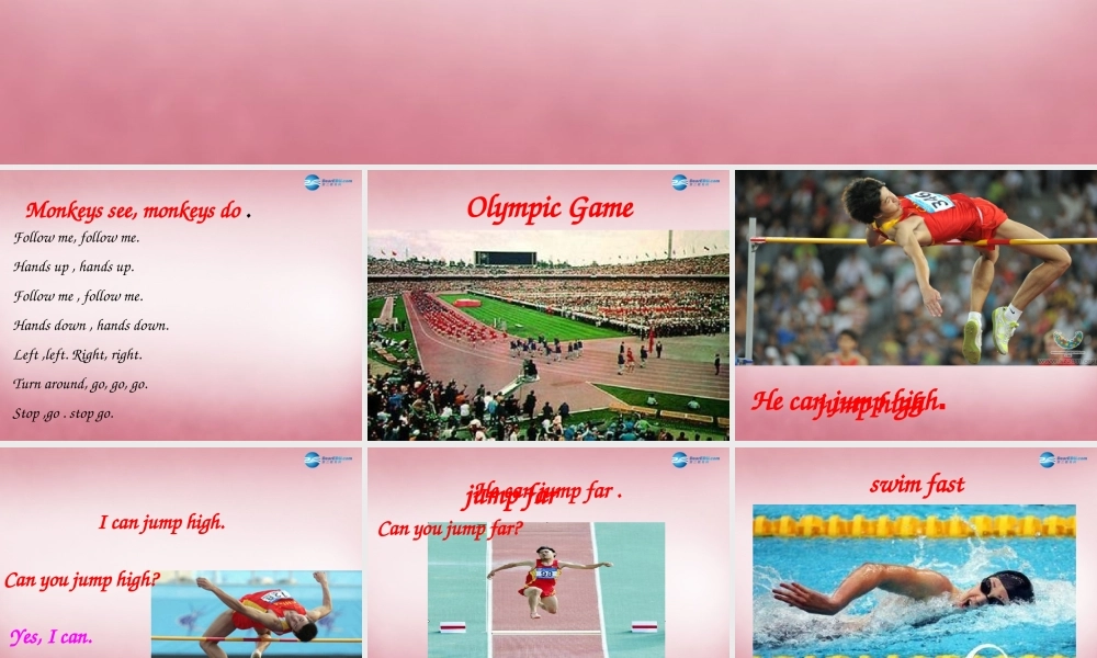 四年级英语上册 Unit12 Peter can jump high课件3 （新版）湘少版