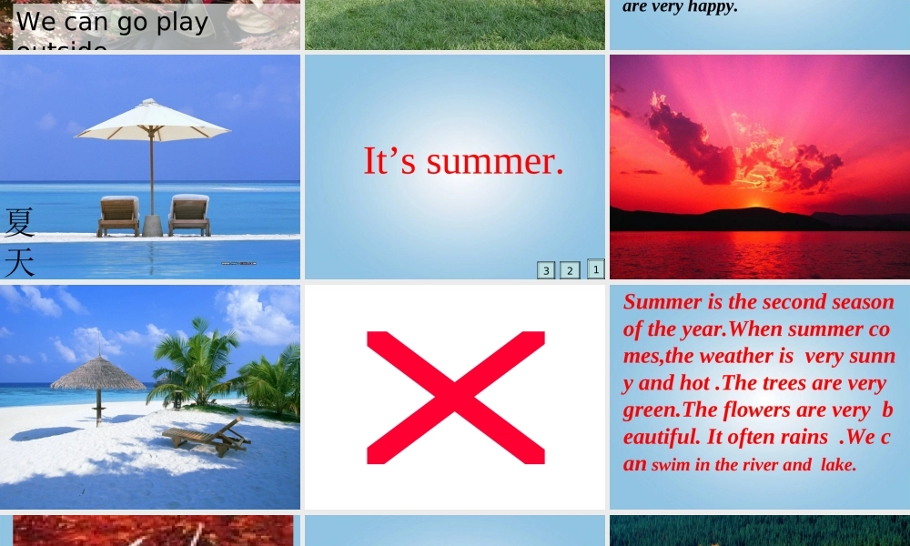 四年级英语下册 作文练习复习资料1课件 人教PEP