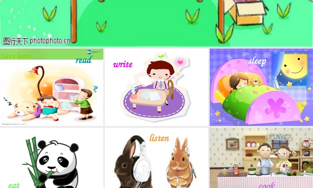 四年级英语下册《Unit 2 I’m Cooking in the Kitchen》课件1 陕旅版