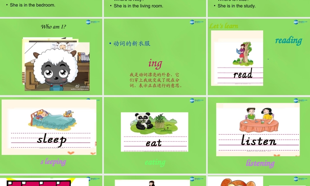 四年级英语下册《Unit 2 I’m Cooking in the Kitchen》课件2 陕旅版