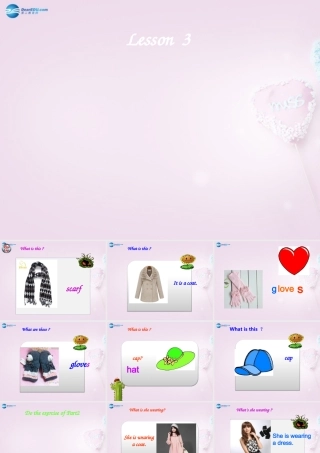 四年级英语上册《Lesson 3 Coat and Scarf》课件2 冀教版