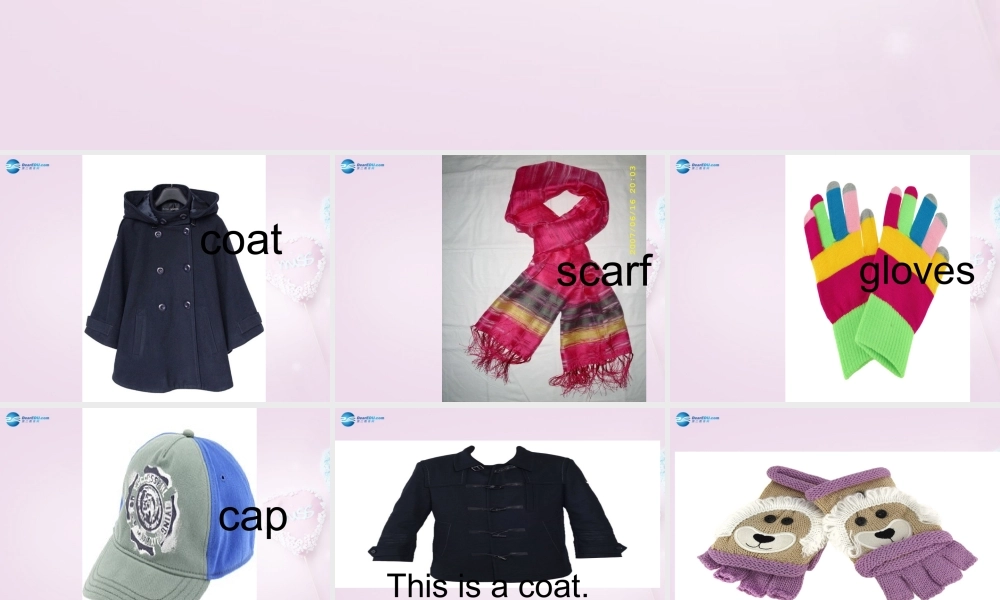 四年级英语上册《Lesson 3 Coat and Scarf》课件4 冀教版