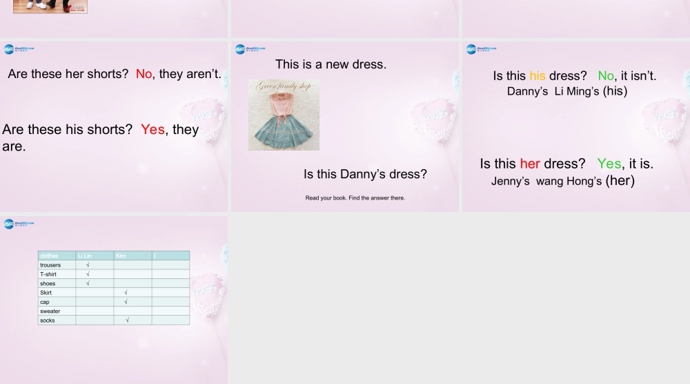 四年级英语上册《Lesson 4 Shoes and Socks》课件1 冀教版