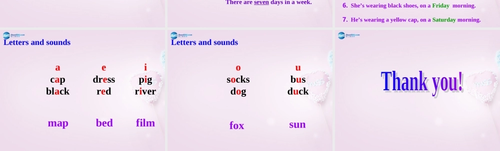 四年级英语上册《Lesson 5 Days of the Week》课件2 冀教版